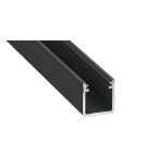 LED profiles - Eko-Light ALUMINIUM PROFILE BLACK TYPE Y 1m + MIRACLE GLASS EKPR6336 - product 1