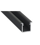 LED profiles - Eko-Light ALUMINIUM PROFILE BLACK TYPE G 1m + MIRACLE GLASS EKPR6367 - product 1