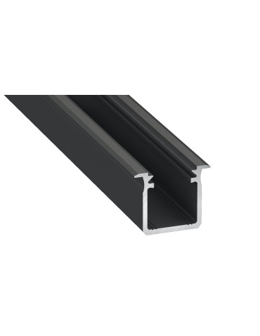 Eko-Light ALUMINIUM PROFILE BLACK TYPE G 1m + MIRACLE GLASS EKPR6367