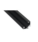 LED profiles - Eko-Light ALUMINIUM PROFILE NAROUGH BLACK TYPE C 1m + MIRACLE GLASS EKPR6350 - product 1