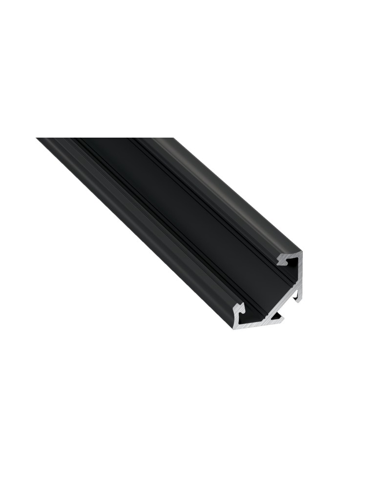LED profiles - Eko-Light ALUMINIUM PROFILE NAROUGH BLACK TYPE C 1m + MIRACLE GLASS EKPR6350 - product kolory-swiatla.pl 1