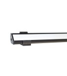 LED profiles - Eko-Light ALUMINIUM PROFILE NAROUGH BLACK TYPE C 1m + MIRACLE GLASS EKPR6350 - product 3
