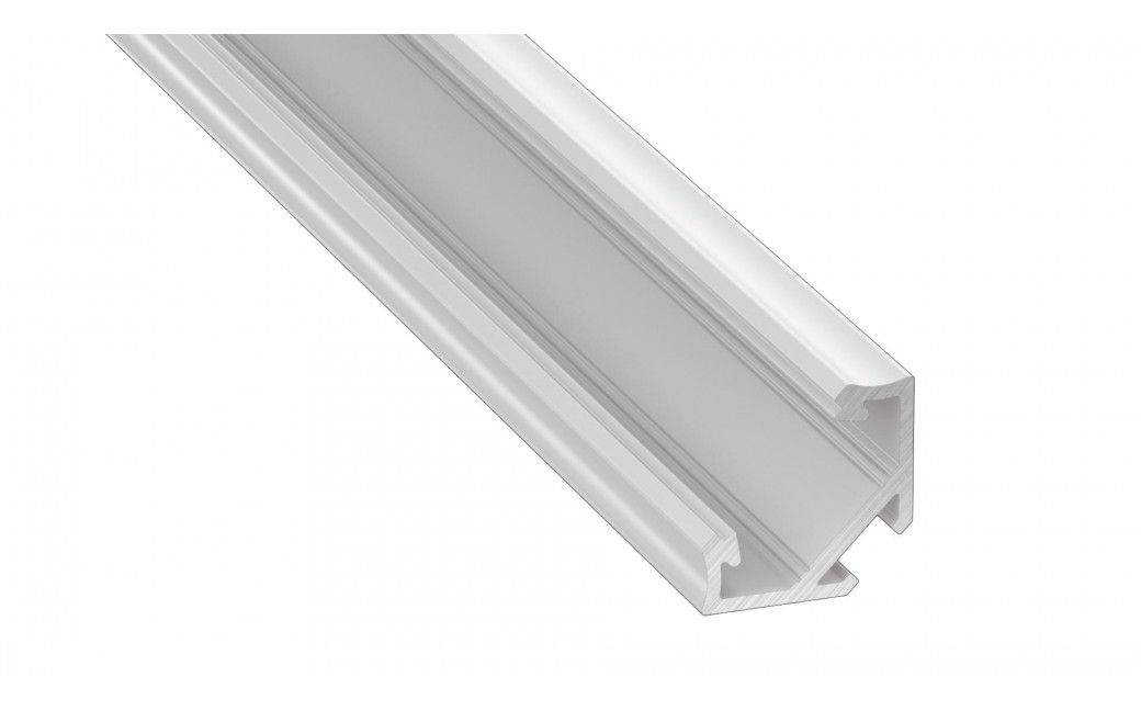 Eko-Light PROFIL ALUMINIOWY NAROŻNY BIAŁY TYP C 1m + KLOSZ MLECZNY EKPR9320