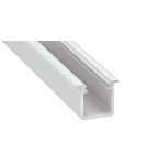 LED profiles - Eko-Light ALUMINIUM PROFILES WHITE TYPE G 1m + MIRACLE GLASS EKPR8774 - product 1