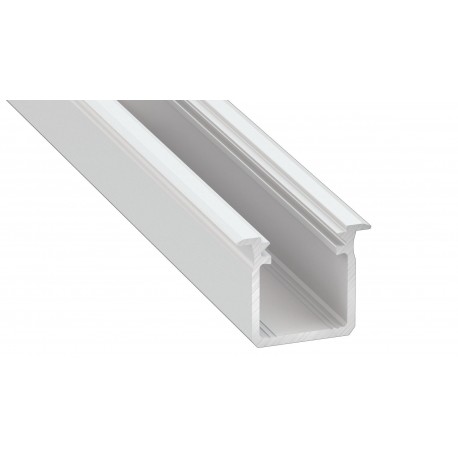 Eko-Light PROFIL ALUMINOWY BIAŁY TYP G 1m + KLOSZ MLECZNY EKPR8774