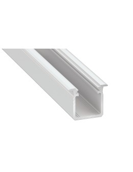 Eko-Light PROFIL ALUMINOWY BIAŁY TYP G 1m + KLOSZ MLECZNY EKPR8774