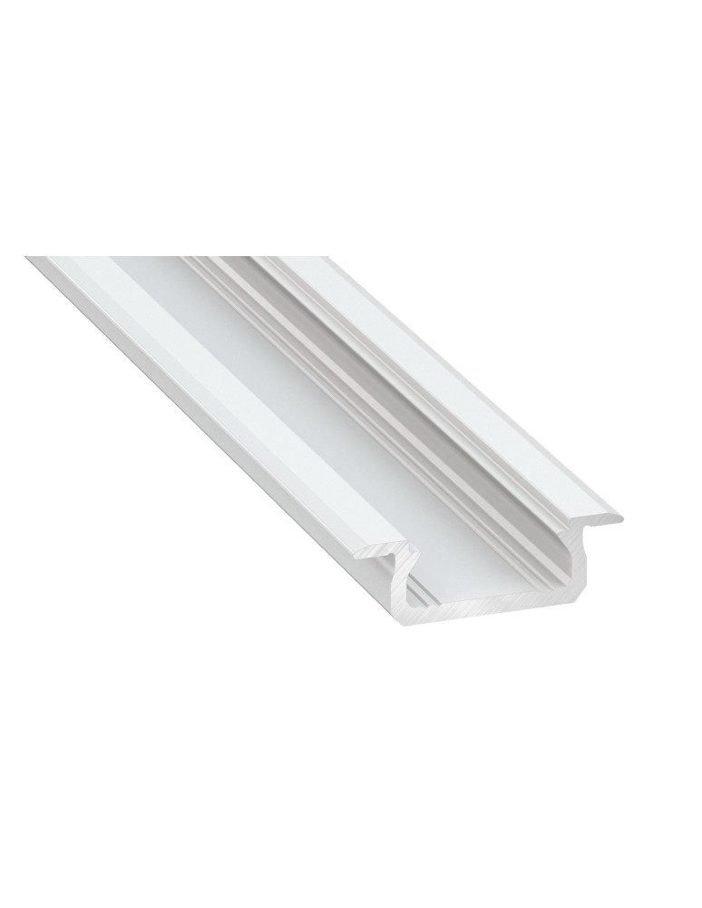 LED profiles - Eko-Light ALUMINIUM PROFILES WHITE TYPE Z 1m + SILK GLASS EKPR1041 - product kolory-swiatla.pl 1
