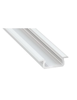 Eko-Light PROFIL ALUMINIOWY BIAŁY TYP Z 1m + KLOSZ MLECZNY EKPR1041