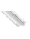 Eko-Light ALUMINIUM PROFILES WHITE TYPE Z 1m + SILK GLASS EKPR1041