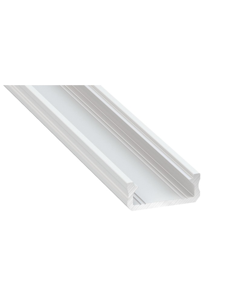 LED profiles - Eko-Light ALUMINIUM PROFILES WHITE TYPE D 1m + MIRACLE GLASS (D WHITE-1M) EKPR1058 - product kolory-swiatla.pl 1
