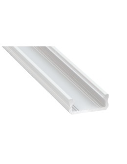Eko-Light PROFIL ALUMINOWY BIAŁY TYP D 1m + KLOSZ MLECZNY (D BIAŁY-1M) EKPR1058