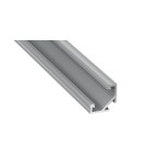 LED profiles - Eko-Light SILVER ALUMINIUM PROFILE TYPE C 2m + SILVER GLASS EKPR0101 - product 1