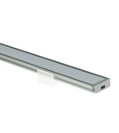 LED profiles - Eko-Light SILVER ALUMINIUM PROFILE TYPE D 2m + SILVER SHIELD EKPR0088 - product 4