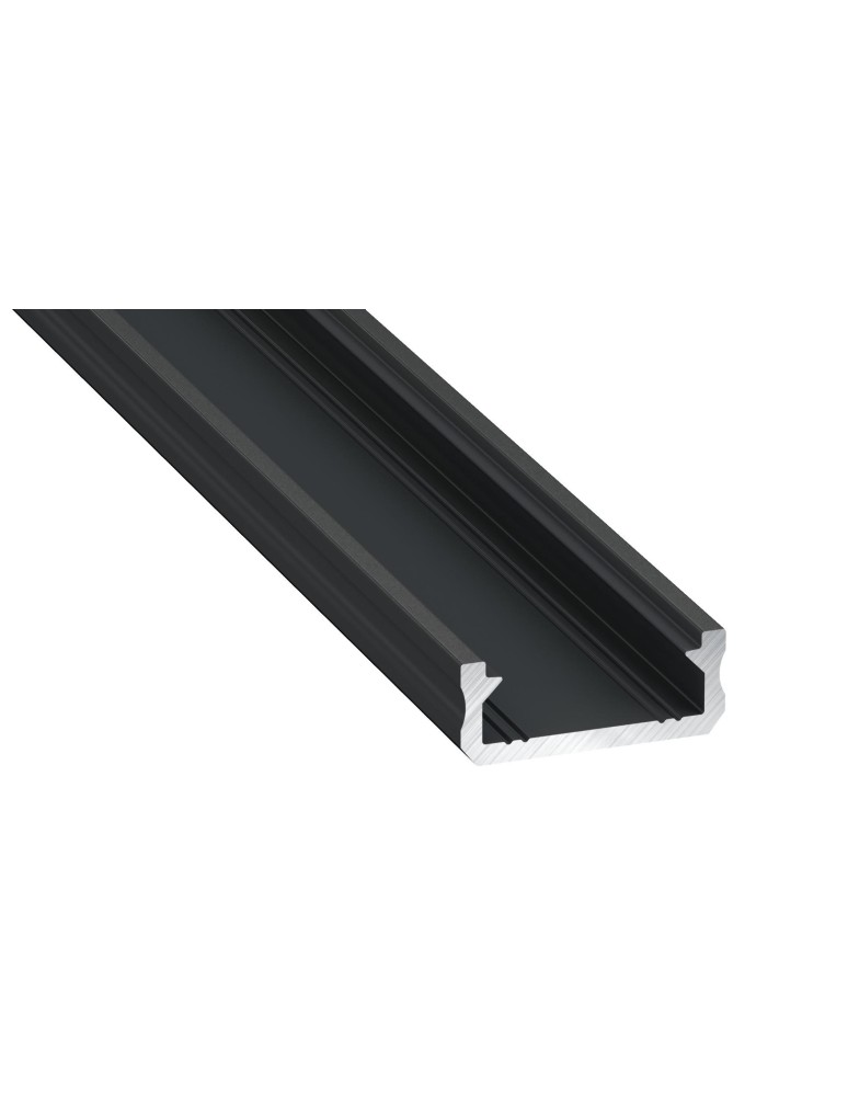 LED profiles - Eko-Light ALUMINIUM PROFILES BLACK TYPE D 1m + MIRACLE GLASS EKPR6398 - product kolory-swiatla.pl 1