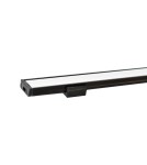 LED profiles - Eko-Light ALUMINIUM PROFILES BLACK TYPE D 1m + MIRACLE GLASS EKPR6398 - product 4