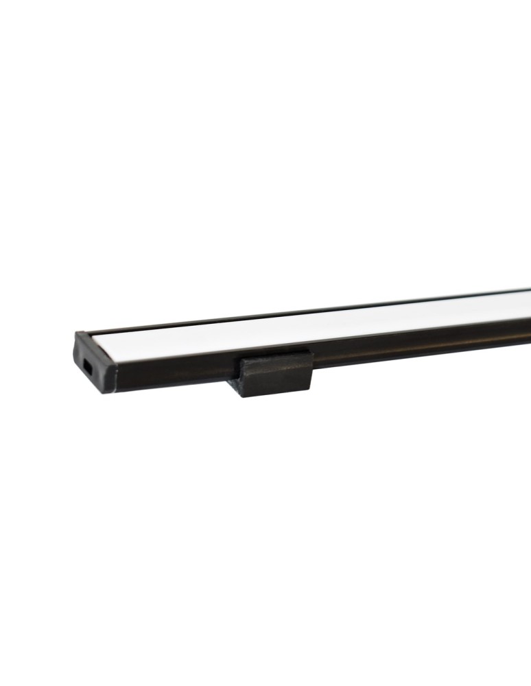 LED profiles - Eko-Light ALUMINIUM PROFILES BLACK TYPE D 1m + MIRACLE GLASS EKPR6398 - product kolory-swiatla.pl 4