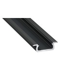 LED profiles - Eko-Light ALUMINIUM PROFILE BLACK TYPE Z 1m + MIRACLE GLASS EKPR6381 - product 1