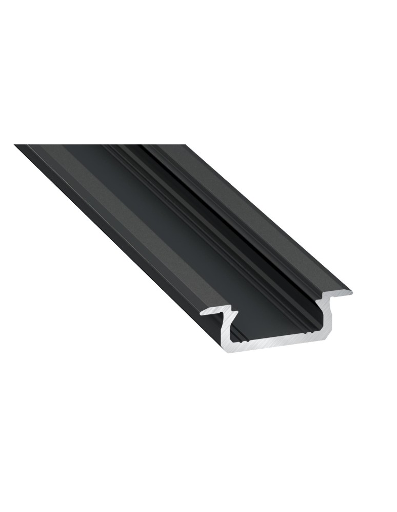 LED profiles - Eko-Light ALUMINIUM PROFILE BLACK TYPE Z 1m + MIRACLE GLASS EKPR6381 - product kolory-swiatla.pl 1
