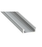 LED profiles - Eko-Light SILVER ALUMINIUM PROFILE TYPE D 1m + SILVER SHIELD EKPR6474 - product 1