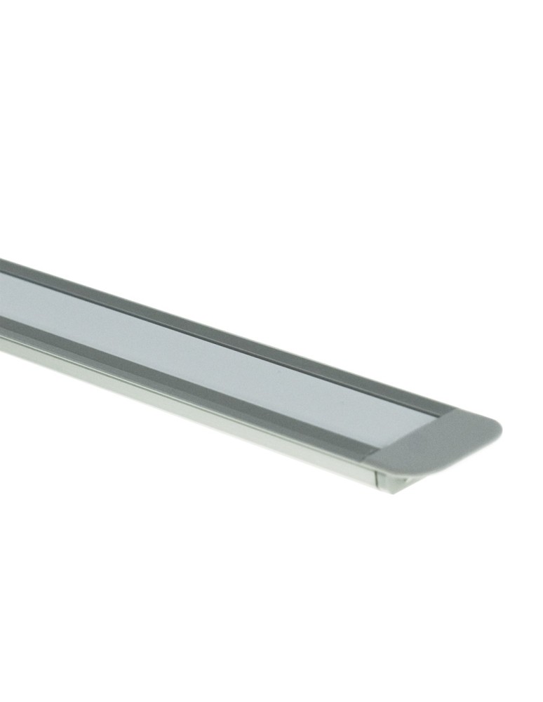 LED profiles - Eko-Light ALUMINIUM PROFILE SILVER TYPE Z 1m + SILVER GLASS EKPR6481 - product kolory-swiatla.pl 4