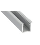 LED profiles - Eko-Light SILVER ALUMINIUM PROFILES TYPE G 1m + SILVER GLASS EKPR6559 - product 1