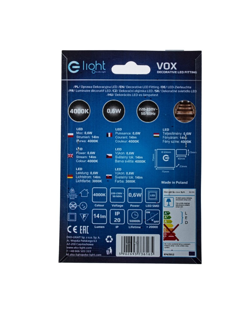 Stair step lighting - Eco-Light VOX Neutral Colour 4000K EKS6165 - product kolory-swiatla.pl 5