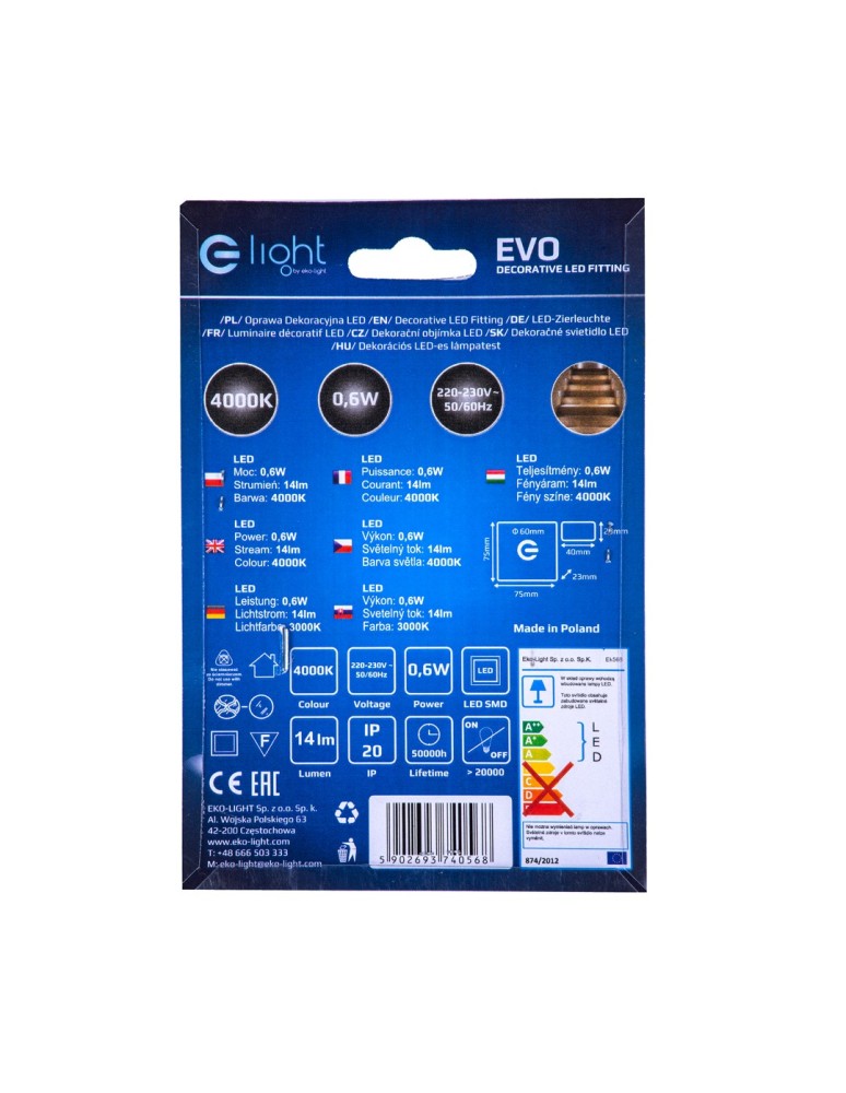 Stair step lighting - Eco-Light EVO Neutral Colour 4000K EKS0568 - product kolory-swiatla.pl 5