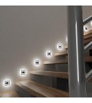 Stair step lighting - Eko-Light QUADRO Neutral Color 4000K 12V with motion sensor EKS1497 - product 4