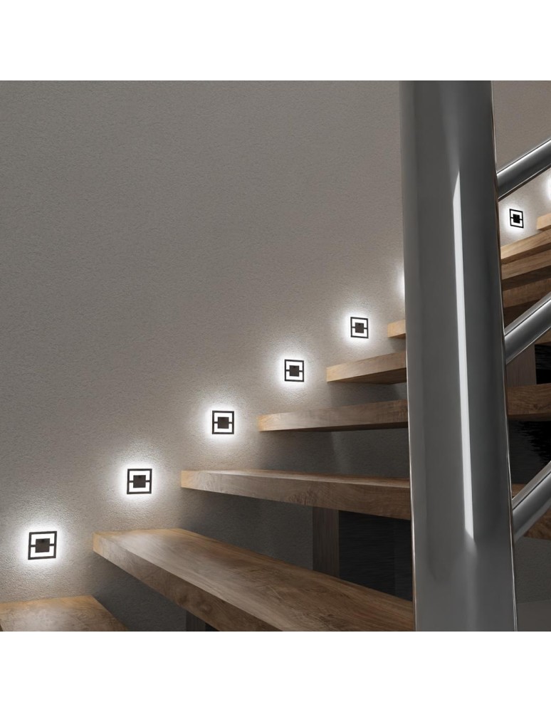 Stair step lighting - Eko-Light QUADRO Neutral Color 4000K 12V with motion sensor EKS1497 - product kolory-swiatla.pl 4