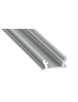 Eko-Light PROFIL ALUMINIOWY SREBRNY TYP T 2m + KLOSZ MLECZNY EKPR5381