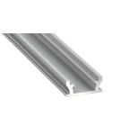 LED profiles - ECO-LIGHT SILVER ALUMINIUM PROFILE TYPE T 1m + SILVER SHIELD EKPR5382 - product 1