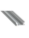 Eko-Light PROFIL ALUMINIOWY SREBRNY TYP T 1m + KLOSZ MLECZNY EKPR5382