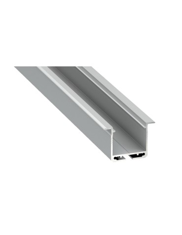 Eko-Light SILVER ALUMINIUM PROFILES TYPE K 2m + MIRACLE GLASS, MOUNTING SPRING EKPR7559