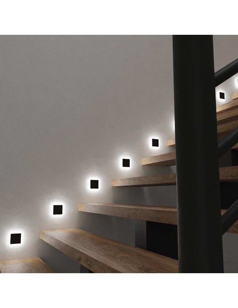 Stair step lighting - Eco-Light EVO BLACK Neutral Colour 4000K EKS711 - product kolory-swiatla.pl 3