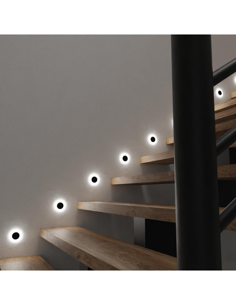 Stair step lighting - Eco-Light OTI BLACK Neutral Colour 4000K EKS698 - product kolory-swiatla.pl 3