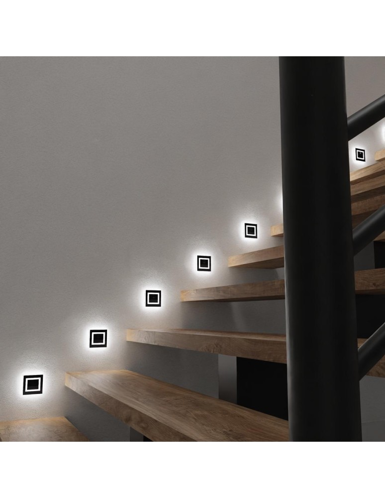Stair step lighting - Eco-Light EVRA BLACK Neutral Colour 4000K EKS6905 - product kolory-swiatla.pl 4