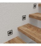 Stair step lighting - Eco-Light QUADRO BLACK Warm Color 3000K EKS6906 - product 3