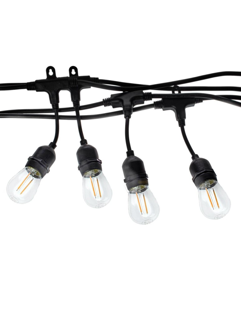 Garden garlands - Eko-Light 15 METER GIRLAND WITH FILAMENT FIXER 15x1.5W EKO7064. - product kolory-swiatla.pl 9