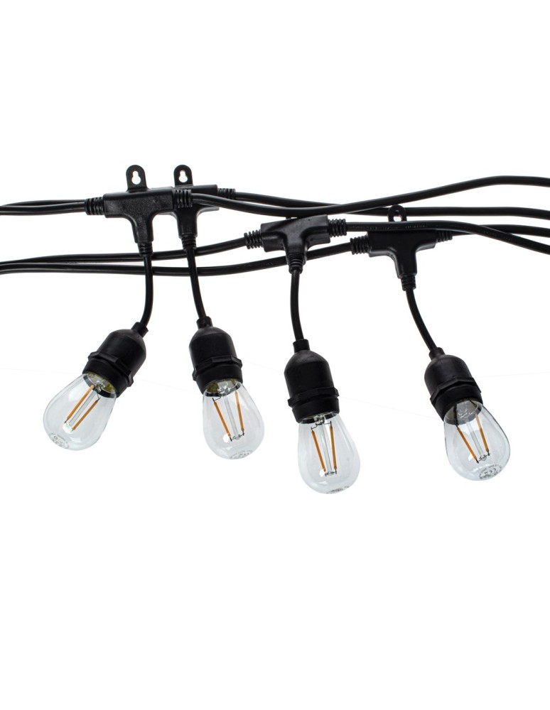 Garden garlands - Eko-Light 15 METER GIRLAND WITH FILAMENT FIXER 15x1.5W EKO7064. - product kolory-swiatla.pl 12