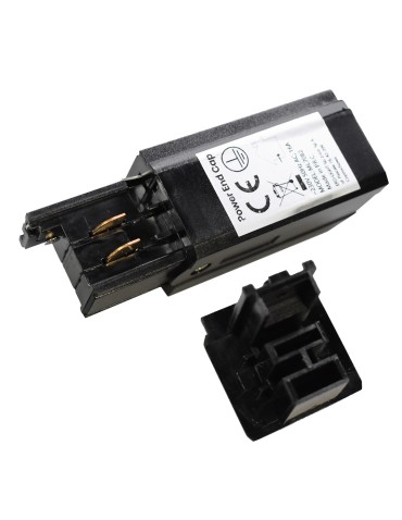 Eco-Light Track Light Power Supply Black 3-circuit ML7082