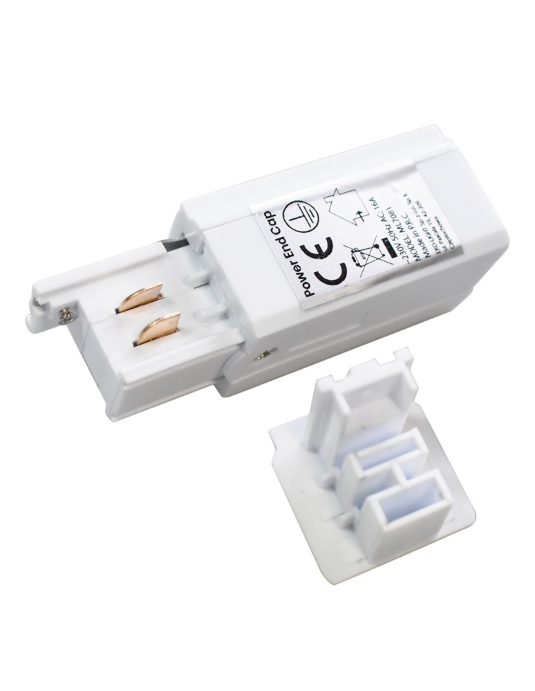 Accessories for 3 phase busbars - Eco-Light Track Light Power Supply White 3-circuit ML7081 - product kolory-swiatla.pl 1