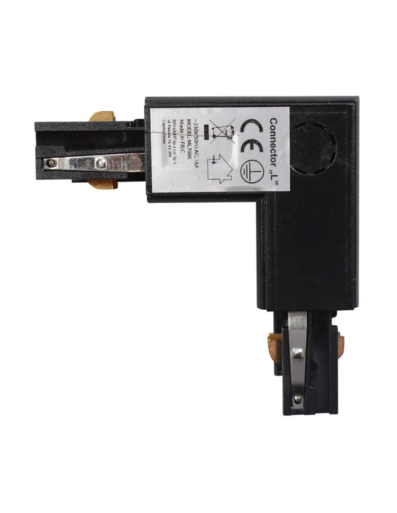 Accessories for 3 phase busbars - Eco-Light Track Light Switch Black 3-circuit Type: LD ML7086 - product kolory-swiatla.pl 1