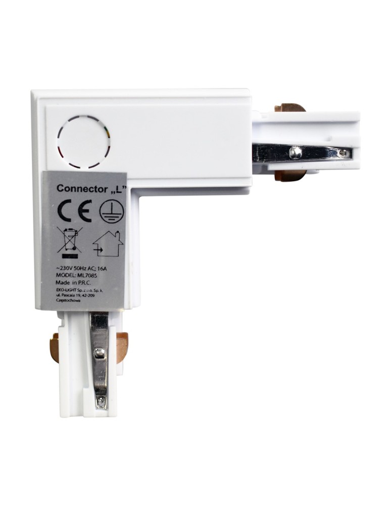 Accessories for 3 phase busbars - Eco-Light Track Light Switch White 3-circuit Type: LD ML7085 - product kolory-swiatla.pl 1