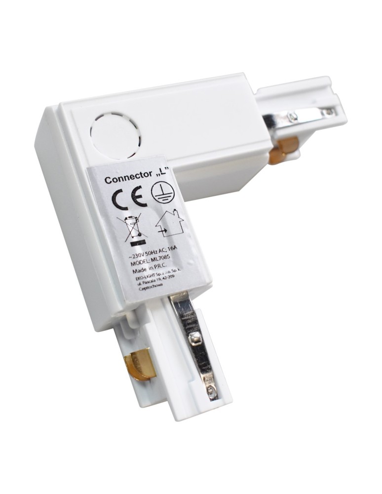 Accessories for 3 phase busbars - Eco-Light Track Light Switch White 3-circuit Type: LD ML7085 - product kolory-swiatla.pl 2