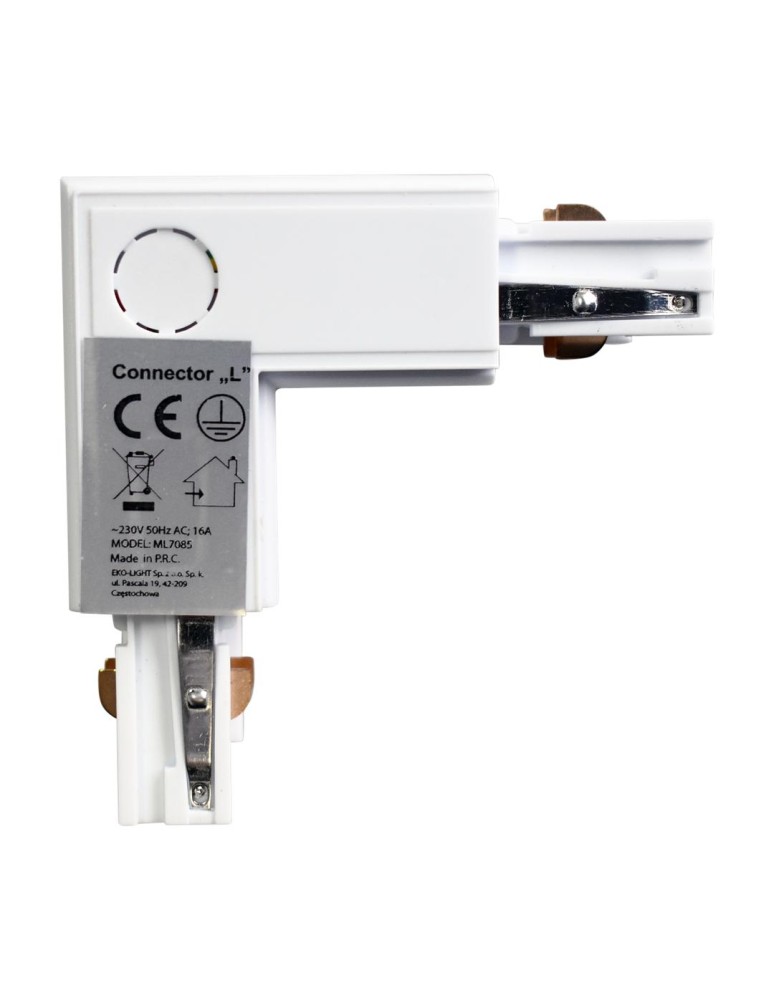 Accessories for 3 phase busbars - Eco-Light Track Light Switch White 3-circuit Type: LD ML7085 - product kolory-swiatla.pl 3