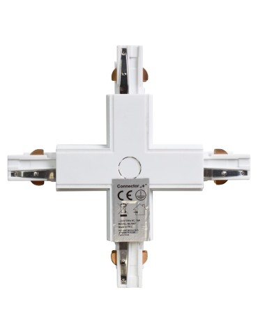 Eko-Light Łącznik Lampy Track Light Biały 3-obwodowy Typ: + ML7097