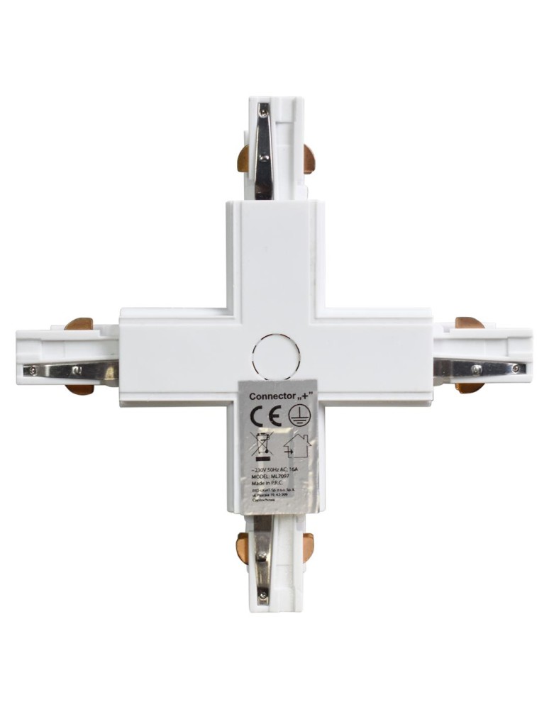 Accessories for 3 phase busbars - Eco-Light Track Light Switch White 3-circuit Type: + ML7097 - product kolory-swiatla.pl 3