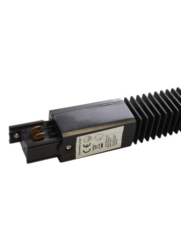 Eko-Light Łącznik Lampy Track Light Czarny 3-obwodowy Typ: Flexi ML7100