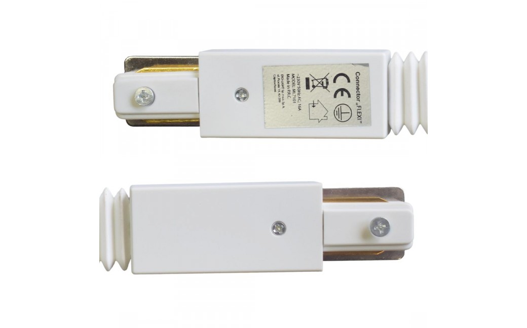 Eko-Light Łącznik Lampy Track Light White Typ: Flexi ML7101