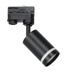 Lamps for 3-phase busbars - Eco-Light Track Spot Pipe Ring Black 1xGU10 - 3-circuit ML7671 - product 1